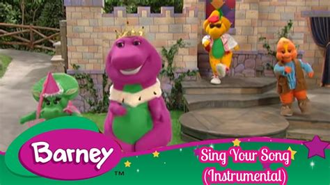 Barney Sing Your Song Instrumental Youtube