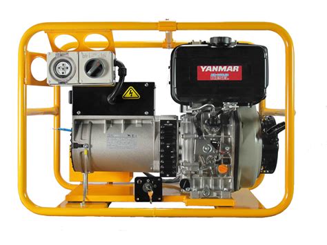 Yanmar Pyd070e 3 6000w 3 Phase Diesel Generator Powerlitepowerlite