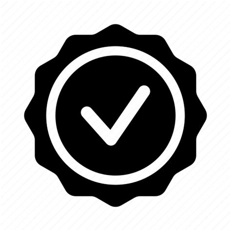 Approval Approved Check Mark Stamp Stamped Icon