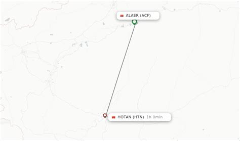 Direct Non Stop Flights From Alaer To Hotan Schedules FlightsFrom