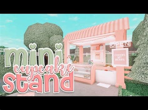 Mini Blush Cupcake Stand Bloxburg Blush Speedbuilds Bonnie Builds Youtube Preppy House