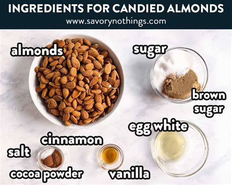 Easy Candied Almonds Recipe Savory Nothings