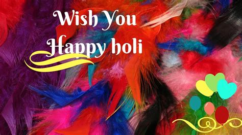 Happy Holi Greeting Wishes Free Whatsapp Message Animated Hd3d Video