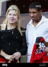 Manchester United new signing Kleberson with his wife outside Old ...