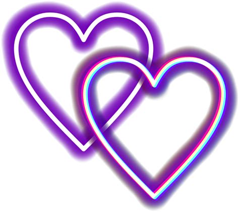 Neon Heart Png Png Image Collection