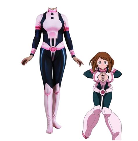 Cosplay Anime Uraraka Ochako Zentai Suit Boku No Hero Academia 3d Print