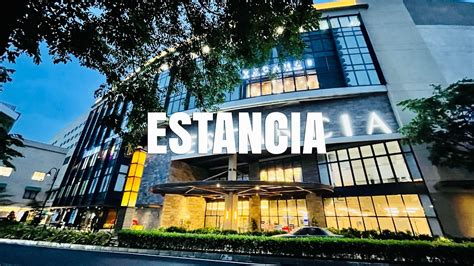 4k Estancia Mall And Unimart Walking Tour Capitol Commons Pasig Youtube