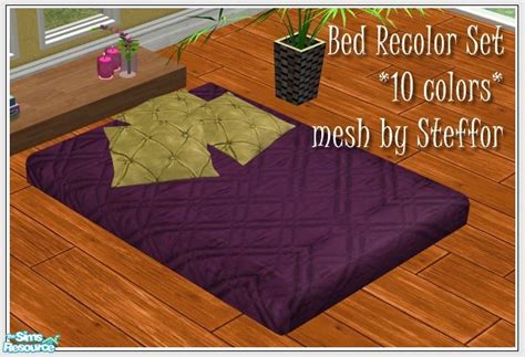 The Sims Resource Mattress Bed Recolor Set