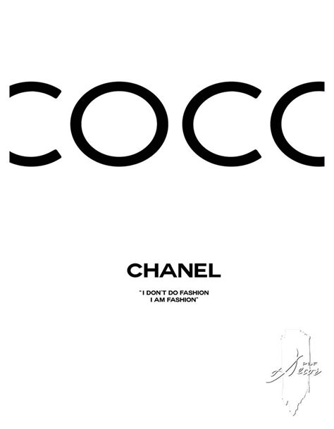 Coco Chanel Print Fashion Wall Art Fashion Poster Chanel Etsy