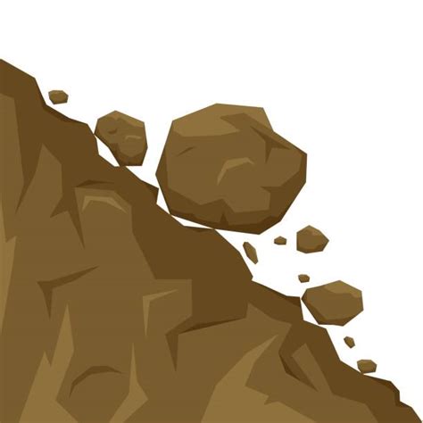 Falling Rocks Illustrations Royalty Free Vector Graphics And Clip Art