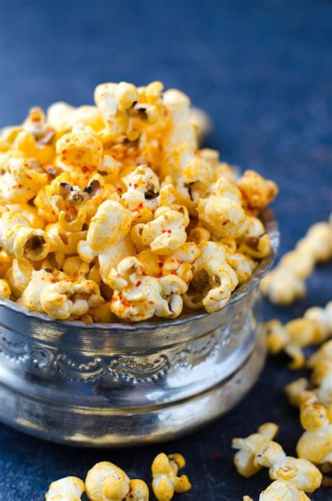 Salty Spicy Popcorn Recipe Snacks Spicy Popcorn Spicy Popcorn Recipes