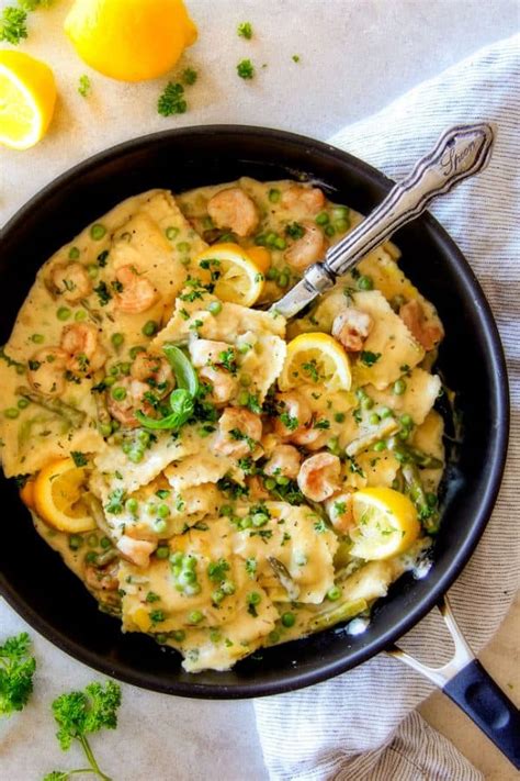 Grill or roast until the orzo is cooked and the. Lemon-Garlic-Cream-Ravioli-with-Shrimp-and-Asparagus-5 ...