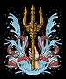 Poseidon Trident Digital Art by Nikolay Todorov - Pixels