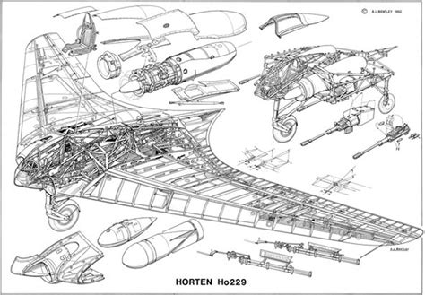 Aircraft Nut Horten Ho 229 Flying Wing