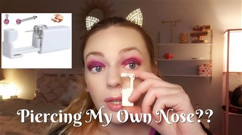 Diy At Home Nose Piercing Kit From Amazon Demo Does It Really Work
