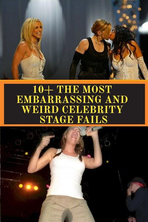 10 The Most Embarrassing And Weird Celebrity Stage Fails