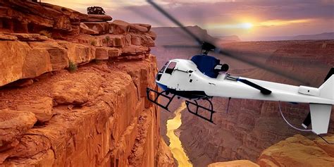 Grand Canyon West Rim Helicopter At Sunset Ride To Grand Canyon