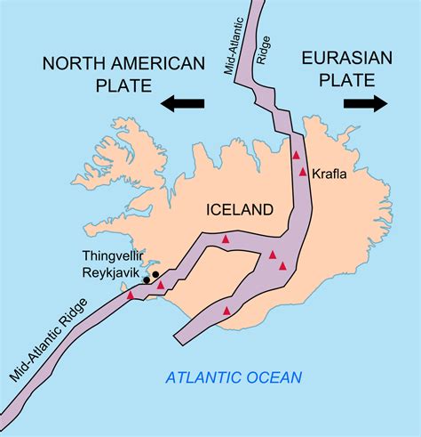Map Of Iceland And Where It Lies On The Tectonic Plates Rmapporn