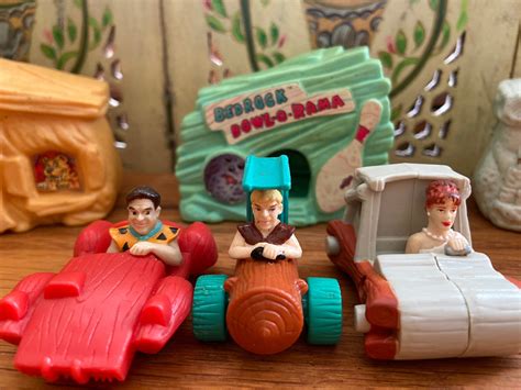 Vintage Flintstones Live Action Movie Toy Figures Etsy