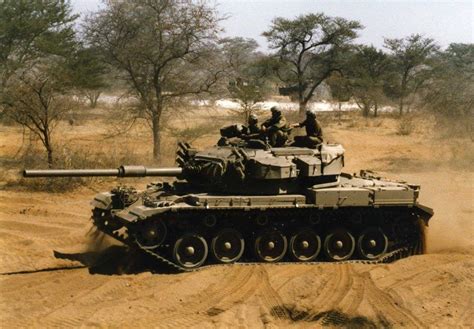 Olifant Mk1a Tank Of The South African Defence Force In The 1980s