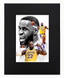 Lebron James Lakers Baloncesto NBA Retrato Arte Obras de Arte - Etsy España