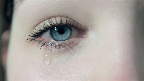 Tears Female Girl Sad Eye 1080p Stock Footage Video 100 Royalty Free