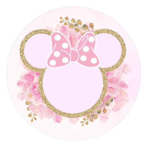 Minnie Mouse Floral Backdrop Parties And Signs