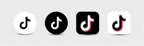 Tiktok Logo Black Mobile Social Media Icon 6959709 Vector Art At Vecteezy