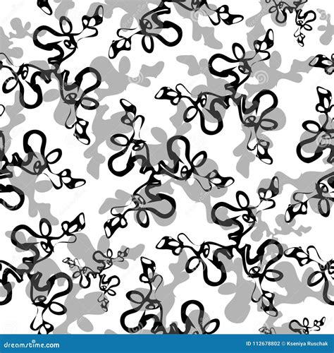 Abstract Seamless Pattern With Simple Elements Stock Vector