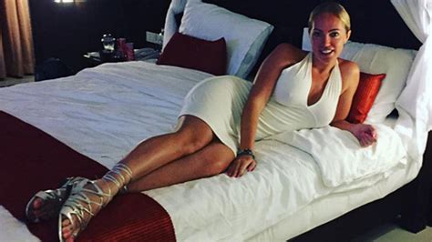 Aisleyne Horgan Wallace Squeezes Her Curves Into A Tiny White Dress As