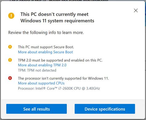 Microsoft Pc Health Check Adds Detailed Windows 11 Compatibility Info