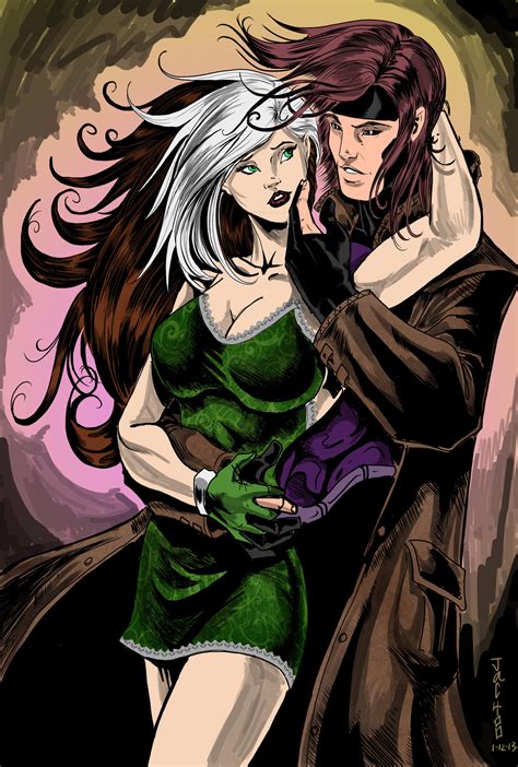 Gambit And Rogue By Jmascia On Deviantart