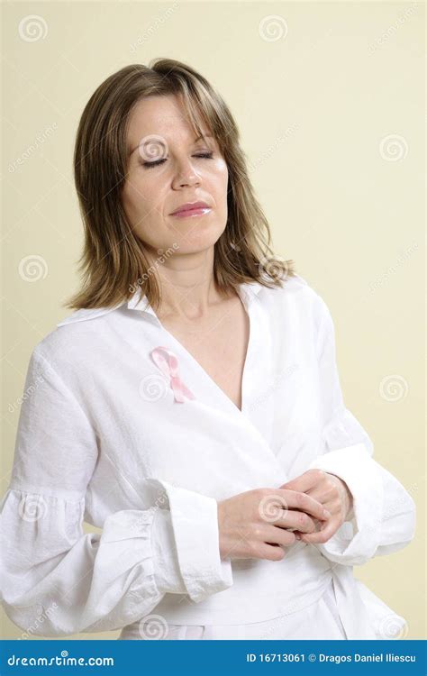 Woman Diagnosed With Breast Cancer Stock Image Image Of Diseases