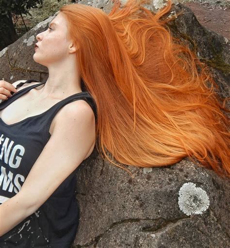 ️ redhead beauty ️ long red hair very long hair red hair inspiration tribal hair long