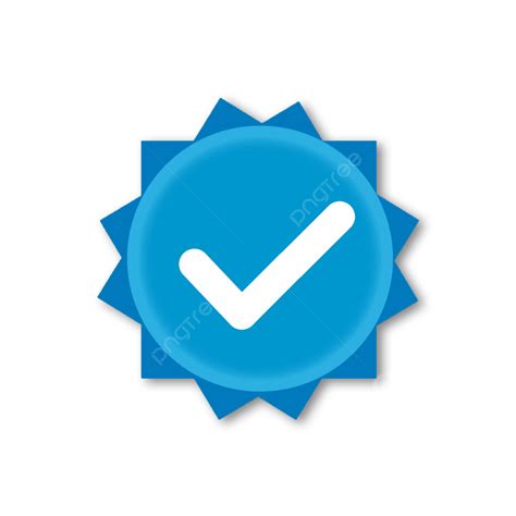 Blue Verified Check Mark Icons Illustrations Transparent Checkmark
