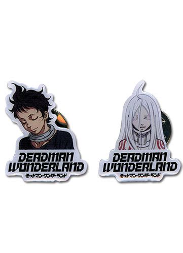 Deadman Wonderland Pins Shiro And Ganta Closed Eyes Set Of 2 Archoniaus