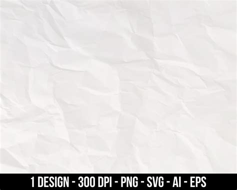 Crumpled Paper Texture Digital Images Or Vector Graphics For