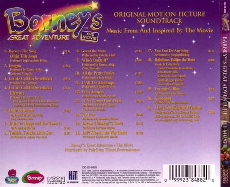 Various Barneys Great Adventure Original Motion Picture Soundtrack