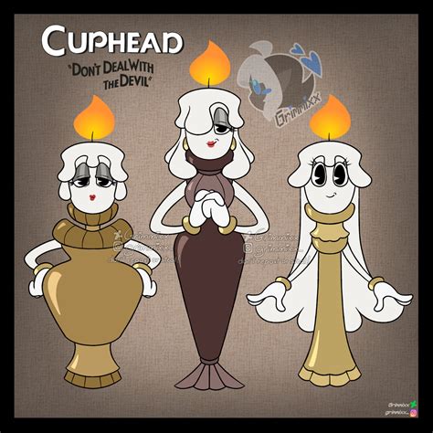 Adoptables Cuphead Candle Ladies Open By Grimmixx On Deviantart