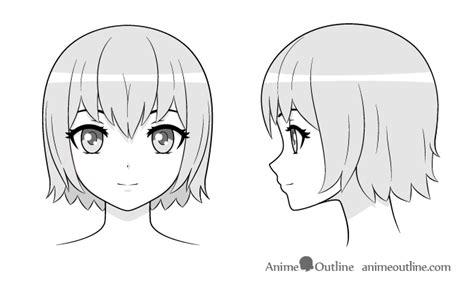 How To Draw Female Face Anime Como Desenhar Um Rosto De Anime 15