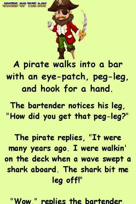 Get your texting game on! A Pirate walks into a Bar - Funny Joke | Fun quotes funny ...