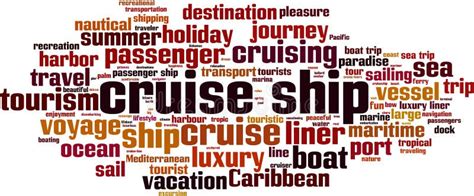 Cruise Ship Word Cloud Stock Vector Illustration Of Cruise 232845010