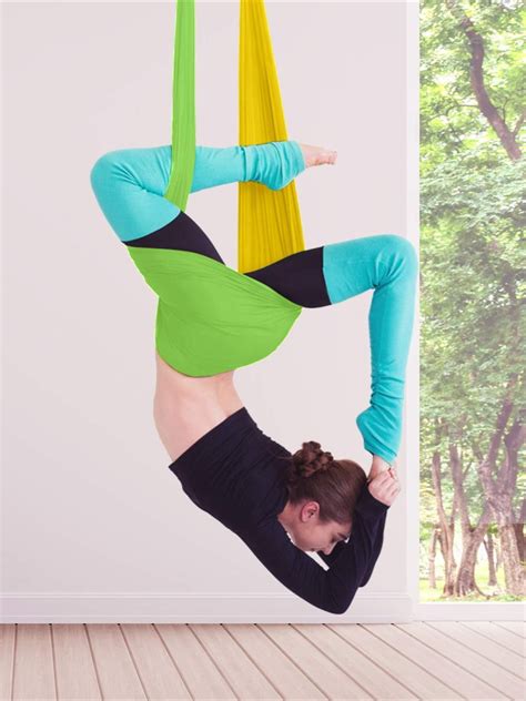 Aerial Anti Gravity Yoga Hammock Poses Their Benefits To The Human Body Yoga Hammock