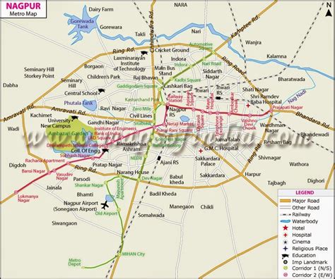 Nagpur Railway Map