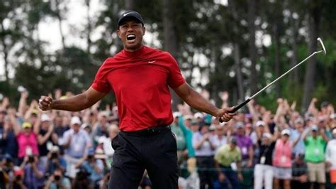 Tiger Woods After Winning The Masters For The First Time In 14 Years