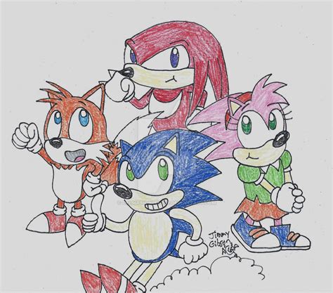 Classic Sonic Gang My Style By Celmationprince On Deviantart