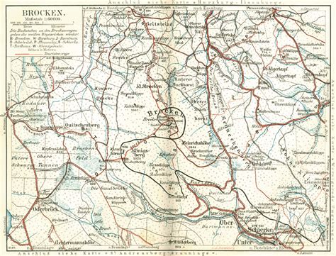 Ak harz wernigerode kelbra blankenburg ddr map landkarte nr 8066 stepmap karte bad. Brocken_Karte__900x686_.jpg (900×686) | Karten, Brocken