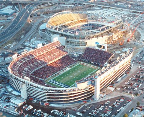 Mile High Stadium Denver Co Home Of The Denver Broncos From 1960 2000