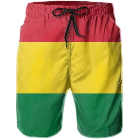 men s reggae rasta flag swim trunks beach board shorts quick dry bathing suits holiday shorts s