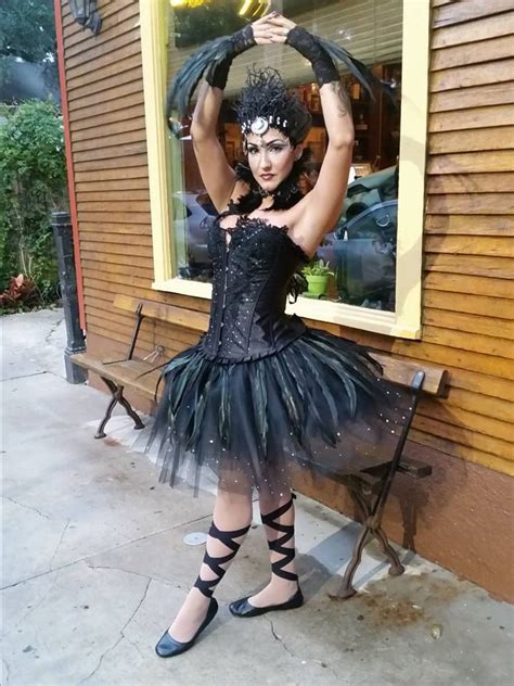 Handmade Black Swan Costume By Thehautefeather On Etsy Black Swan